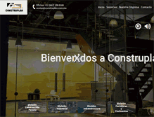 Tablet Screenshot of construplan.com.mx
